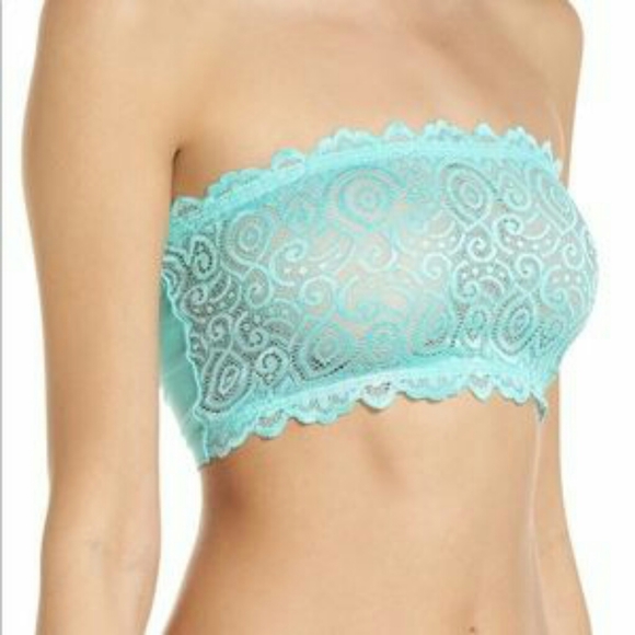 Free People Seamless Lace Bandeau Bralette - Picture 1 of 5